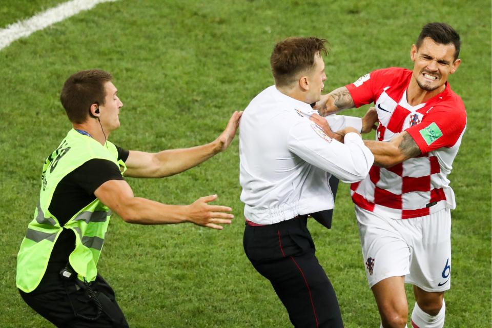  Lovren was furious with one of the intruders