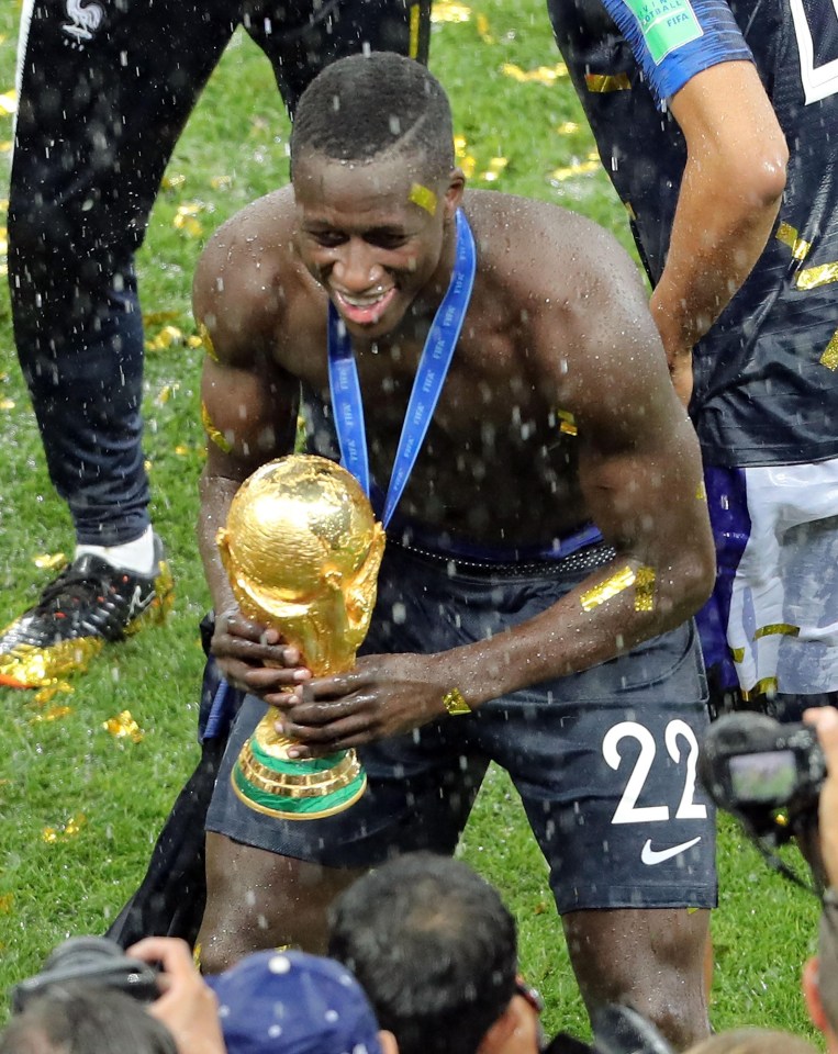 Mendy also helped lift the World Cup trophy for France