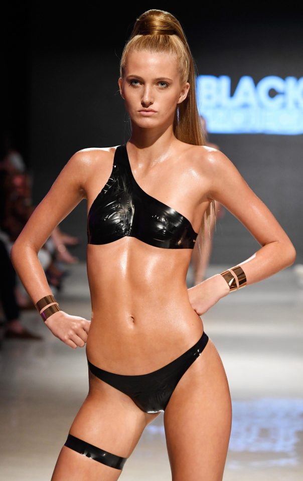  We call this bikini "duct tape chic"