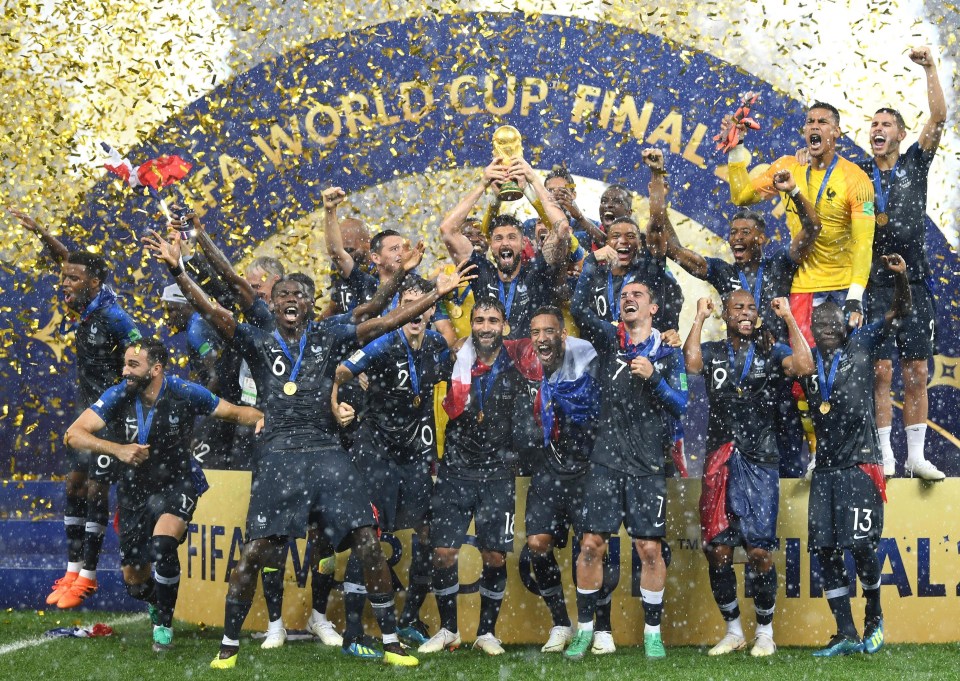 Frances World Cup success has led them to make a change to their crest