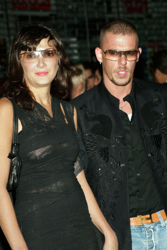  Neilson and her close friend Alexander McQueen in 2002