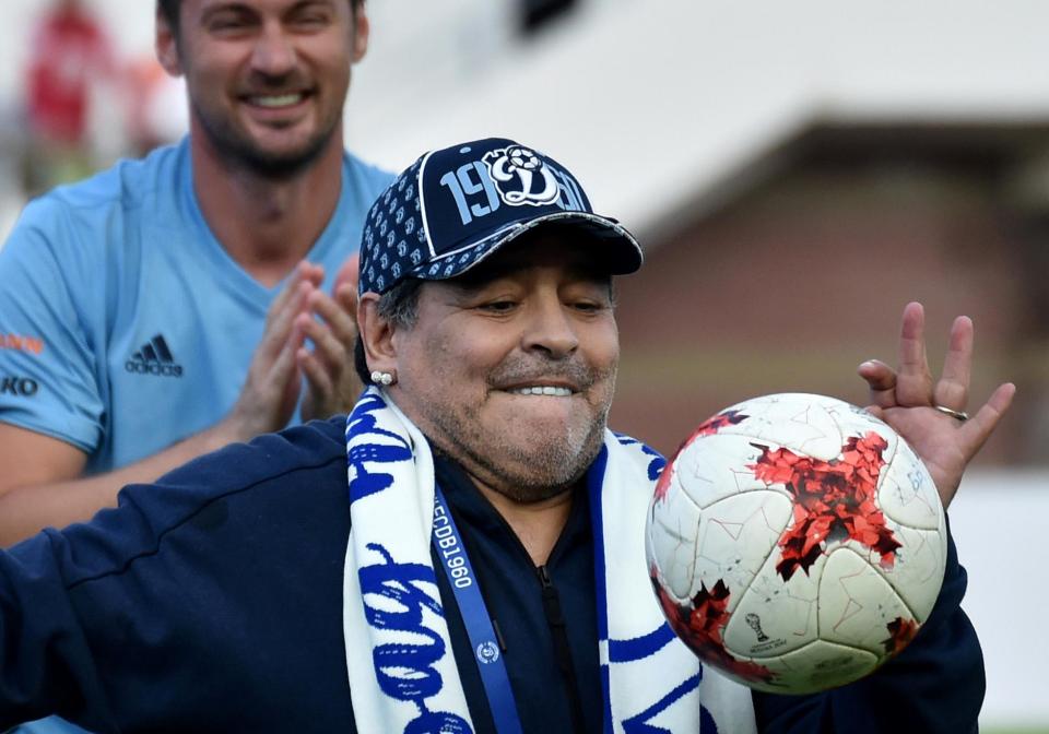  Maradona has accepted a job to become chairman of Belarus side Dinamo Brest