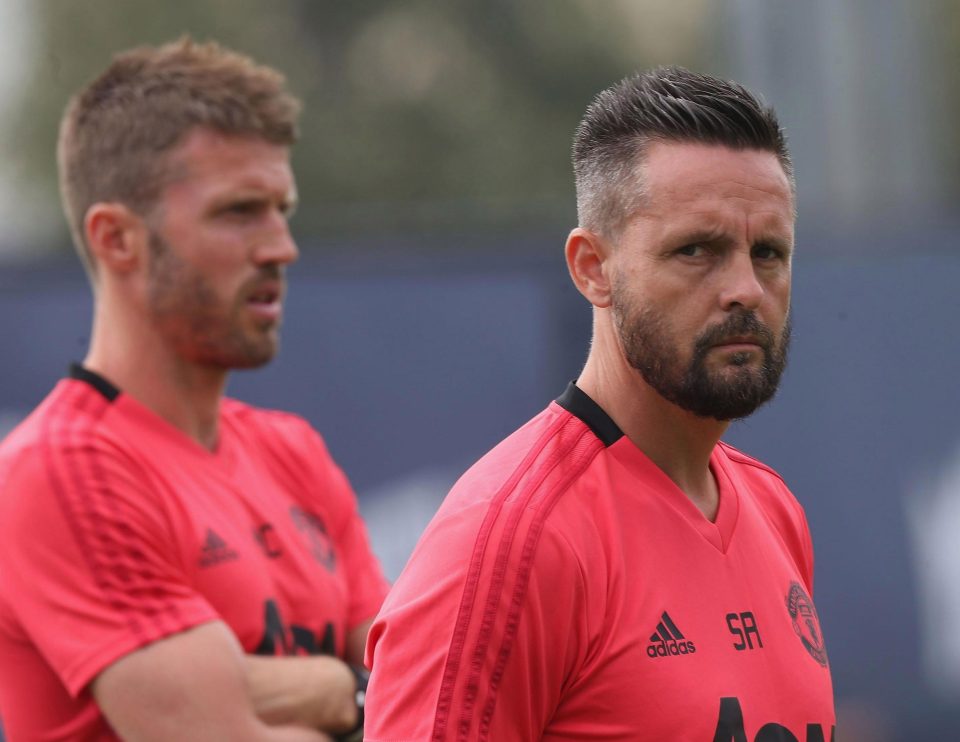  Manchester United's Michael Carrick is starting his new role as a club coach