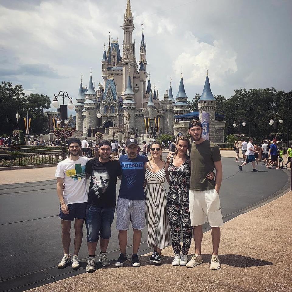  David De Gea has been to Disney land in Florida to forget Spain's poor World Cup