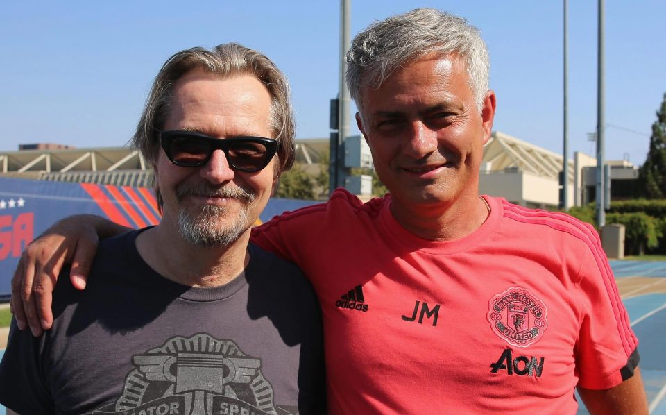  Oscar-winner Oldman with Mourinho in LA last week