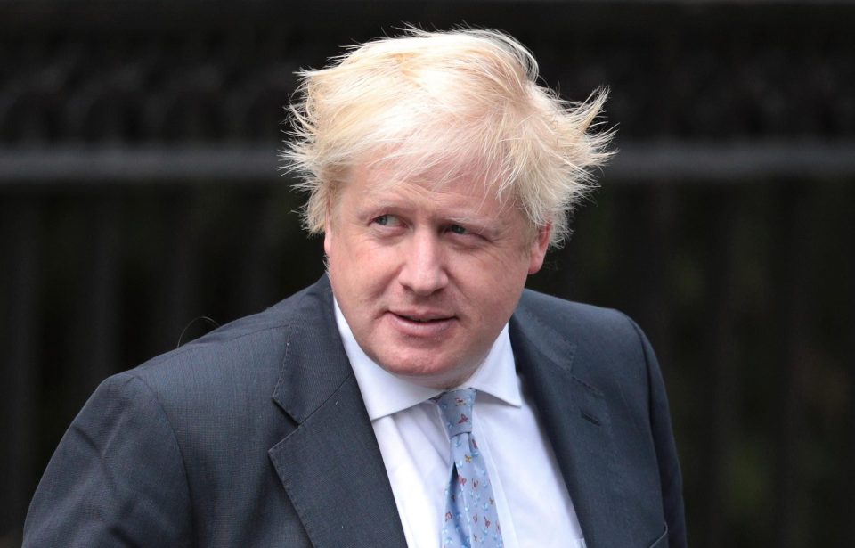  Boris Johnson making his way to Westminster ahead of his bombshell resignation speech