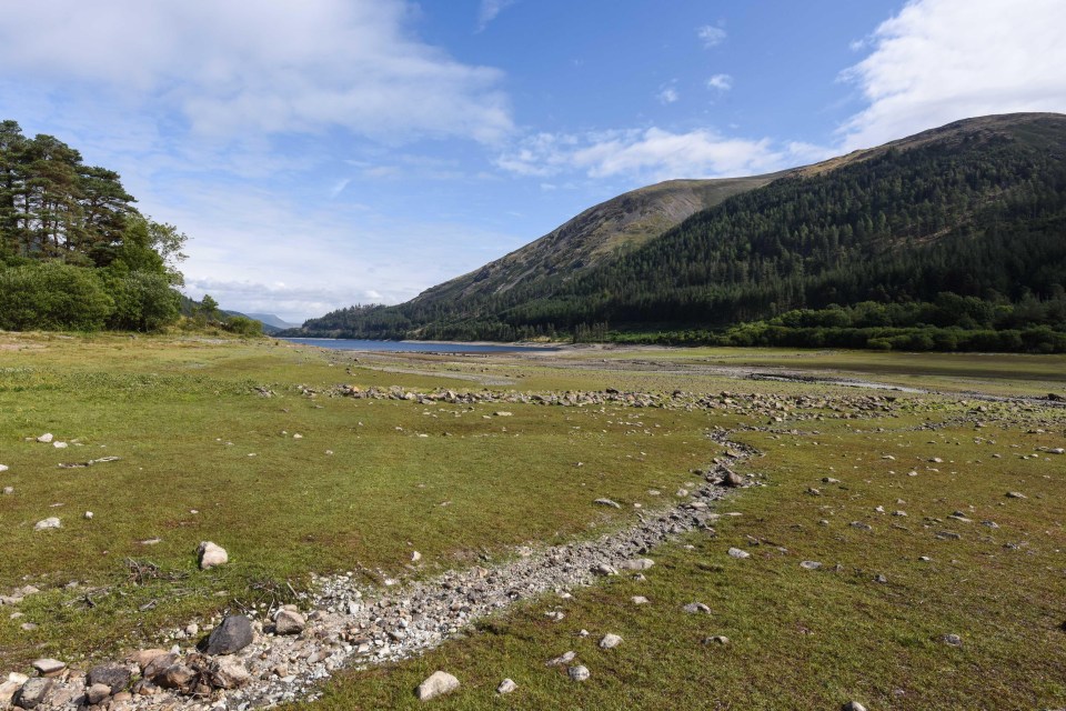 Water levels are incredibly low in the Lake District