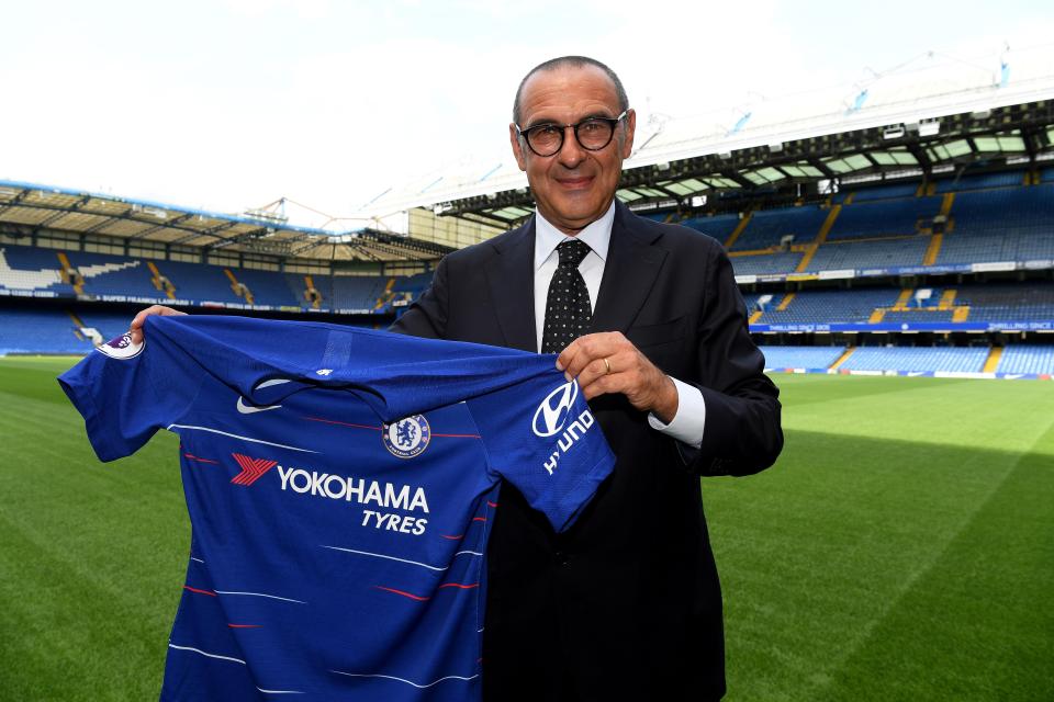  Maurizio Sarri took over from Antonio Conte at Stamford Bridge