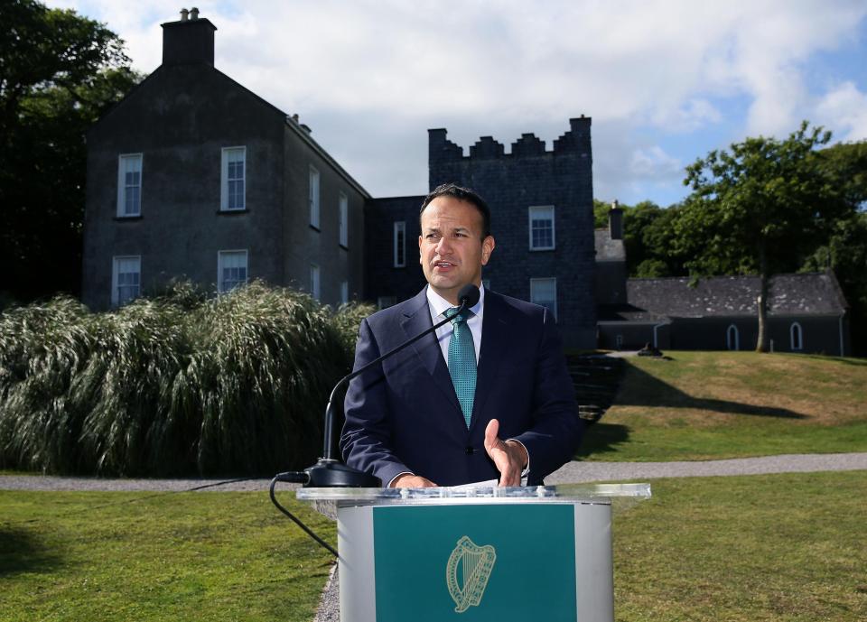  Leo Varadkar said planes from the UK might be prevented from flying over Ireland