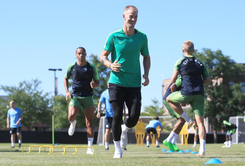  Hart is on Man City's tour to USA but is likely to have played his last game for the club