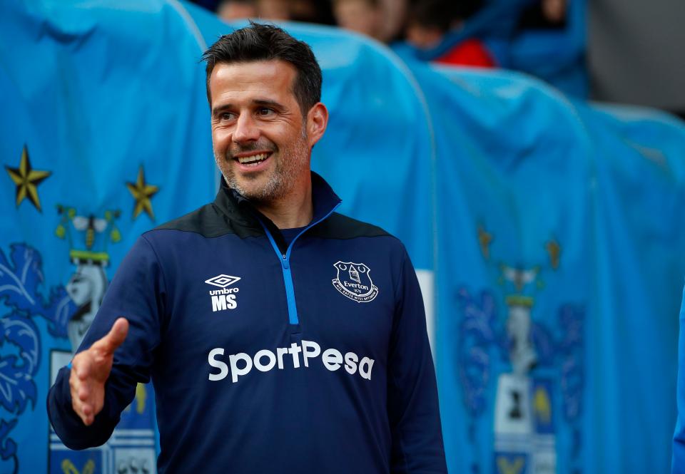  Marco Silva is aiming to make Everton a more attacking side than they were last season