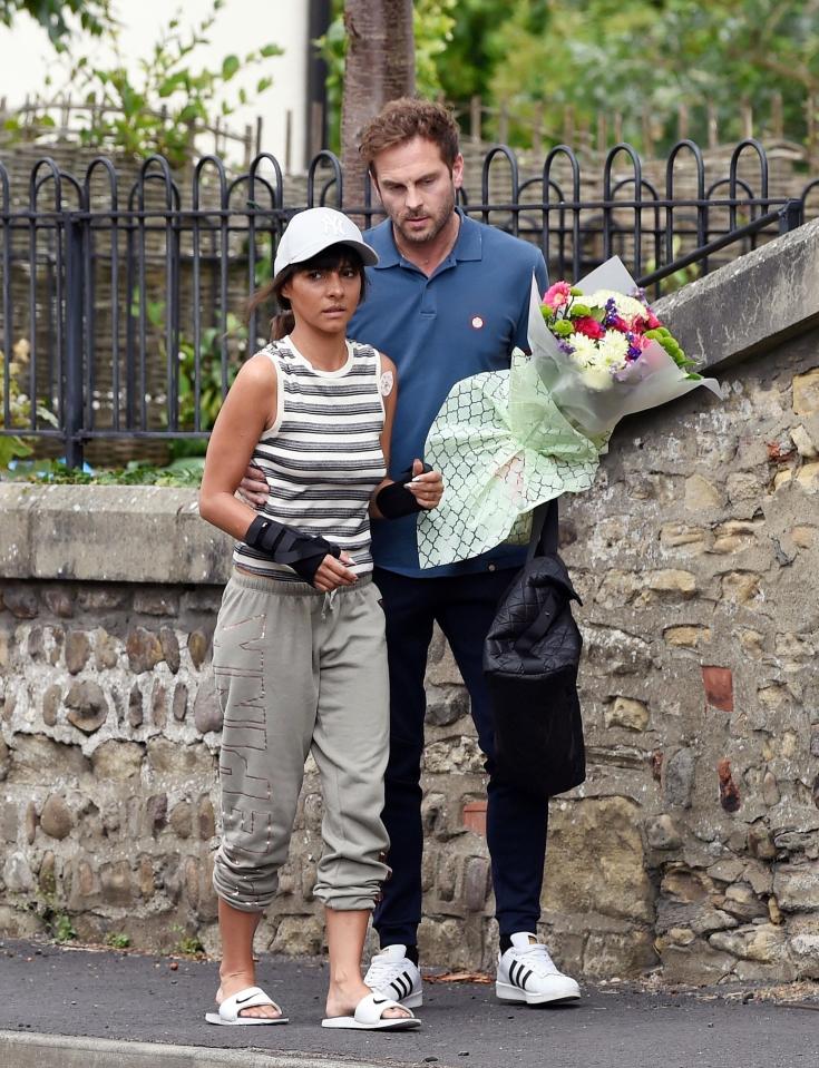  Roxanne Pallett has returned home after a 'near death' car crash yesterday