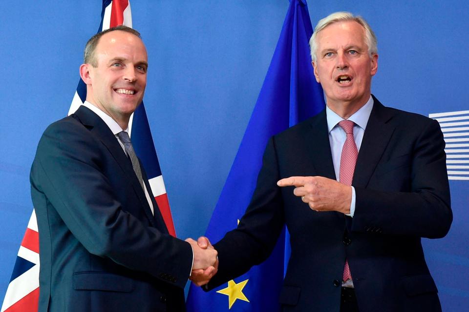  Mr Barnier warned his new opposite nuimber ‘we have a lot of work to do’