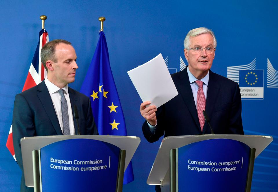  The new New Brexit Secretary Dominic Raab has promised to ‘heat up’ negotiations with Michel Barnier