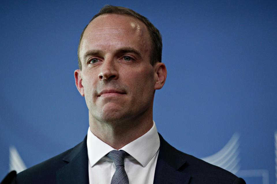  Dominic Raab appears to have U-turned on the UK's no-strings-attached divorce payment promise