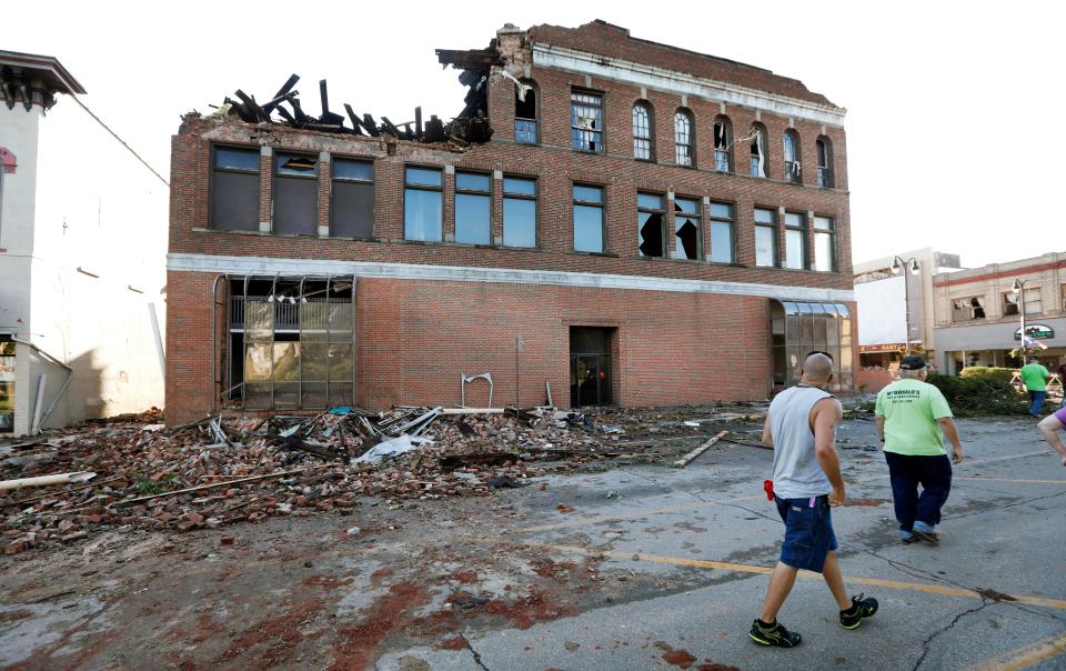  The storms took residents and even weather forecasters by surprise as they hit the towns of Marshalltown, Pella and Bondurant