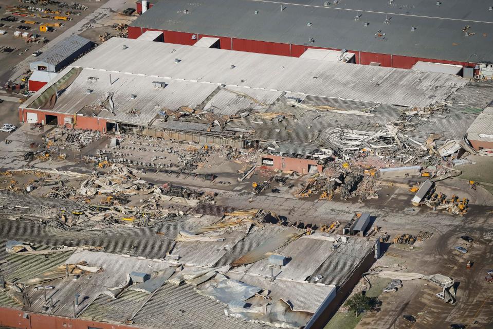  Towns in Iowa have been left flattened by the unexpected storms