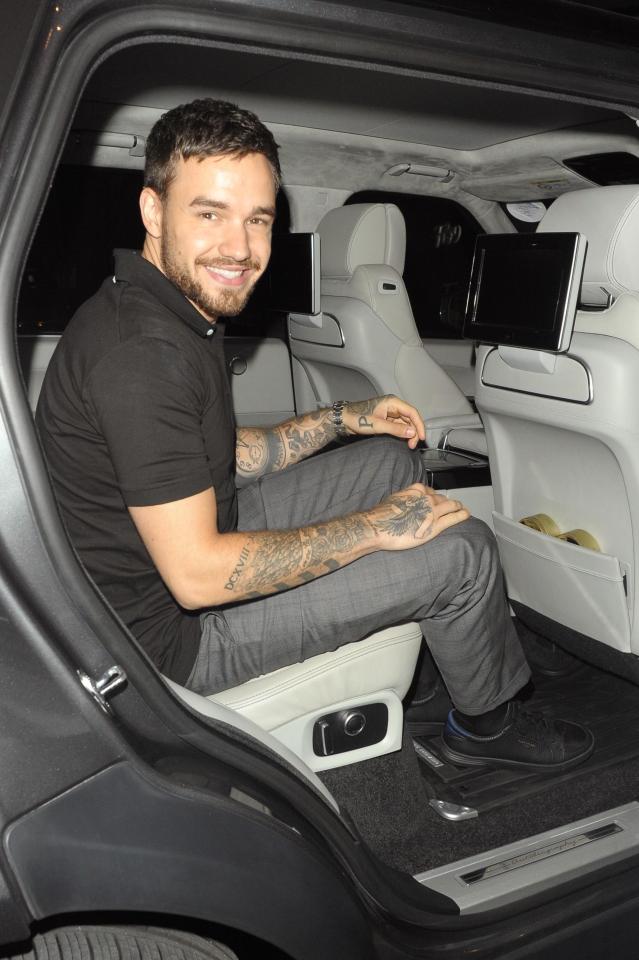  Liam looked in great spirits as he left the venue