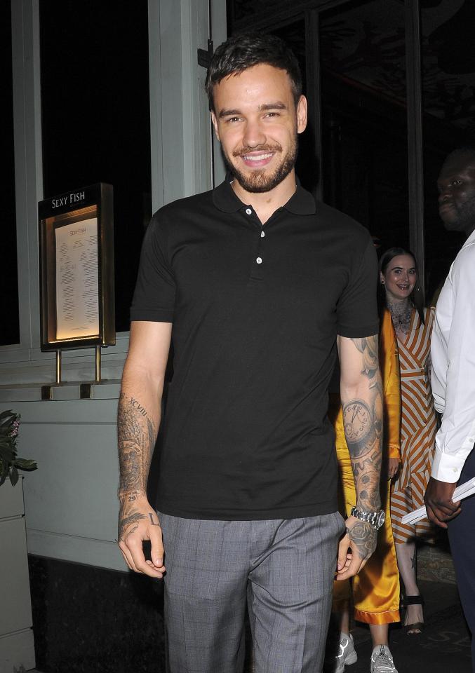  Liam Payne looked happy on a night out in London last night