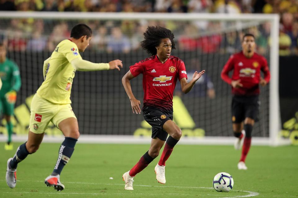  Tahith Chong made an impact on his debut but will not be rushed into the first team