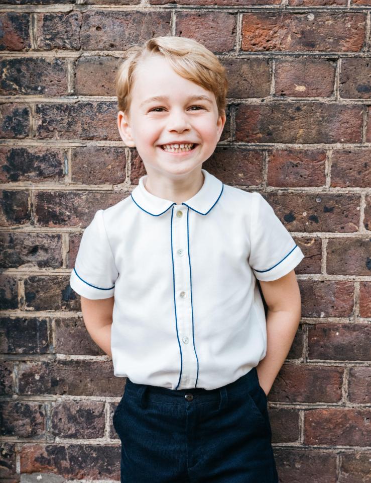  5th birthday... wall of a sudden Prince George has turned five