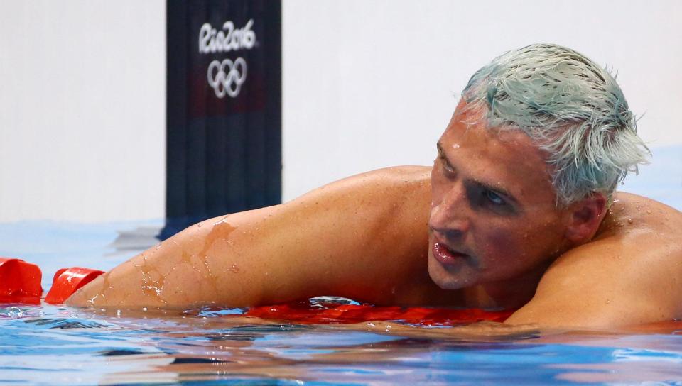 Ryan Lochte claimed he was robbed at the 2016 Olympics in Rio but surveillance cameras showed he was out vandalising property at a petrol station