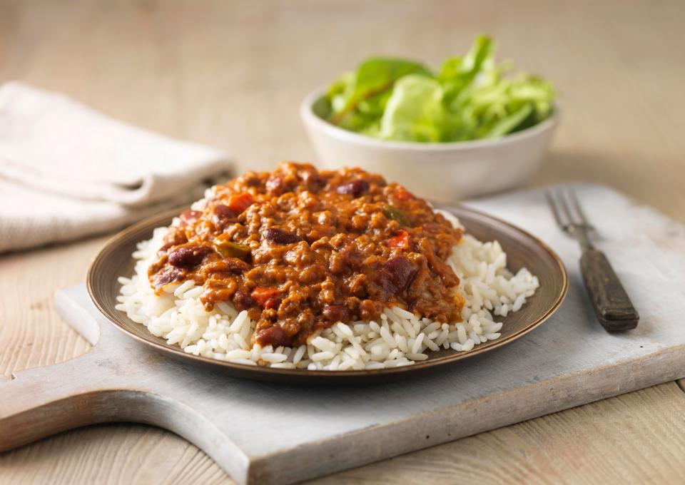  Chilli con carne is a really satisfying meal with the metabolism-boosting effect of the chilli