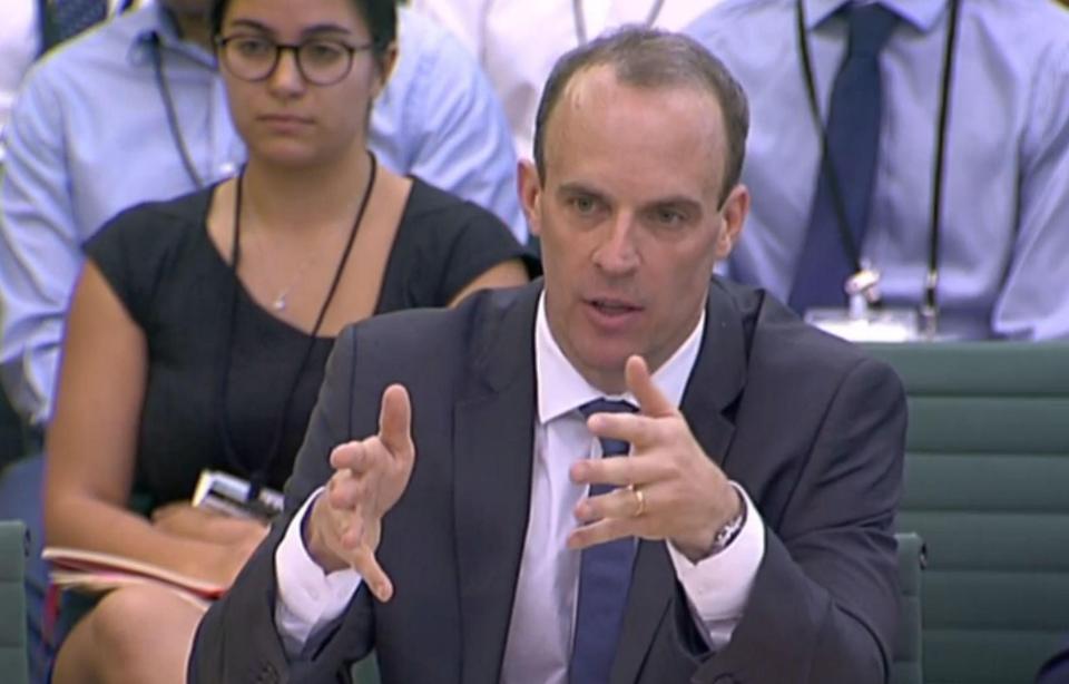  Dominic Raab insists he would not 'drip-feed out' details of the planning