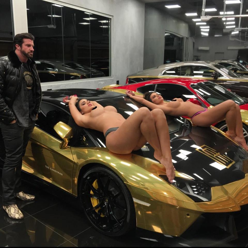 Beynon is always surrounded by flash cars and gorgeous girls to live up to his playboy image