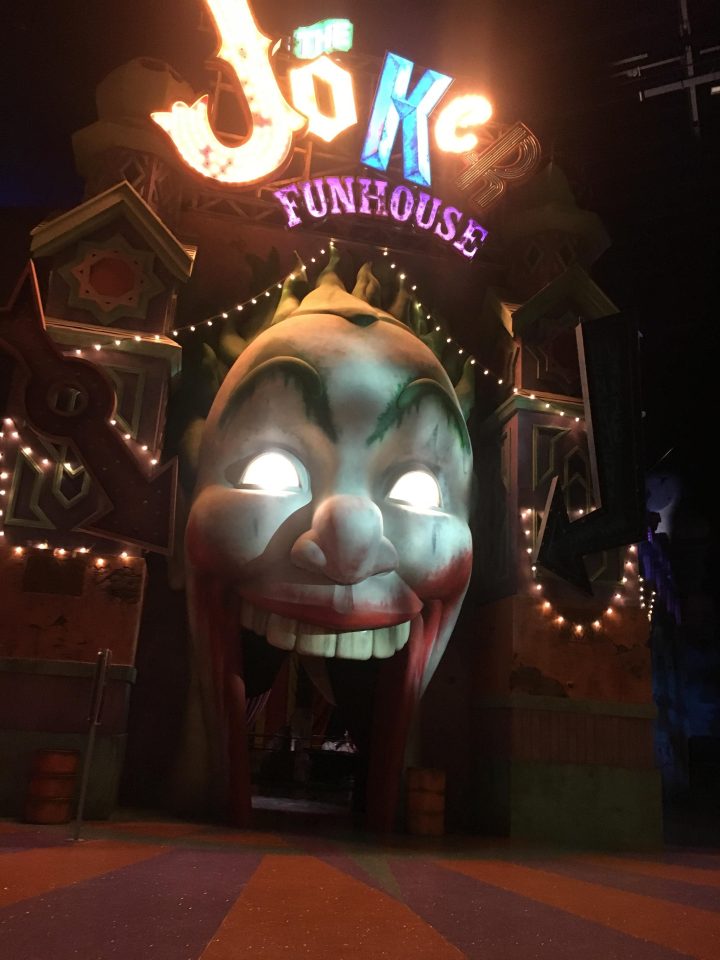  There's plenty to terrify adults too with Joker and Batman-themed rides