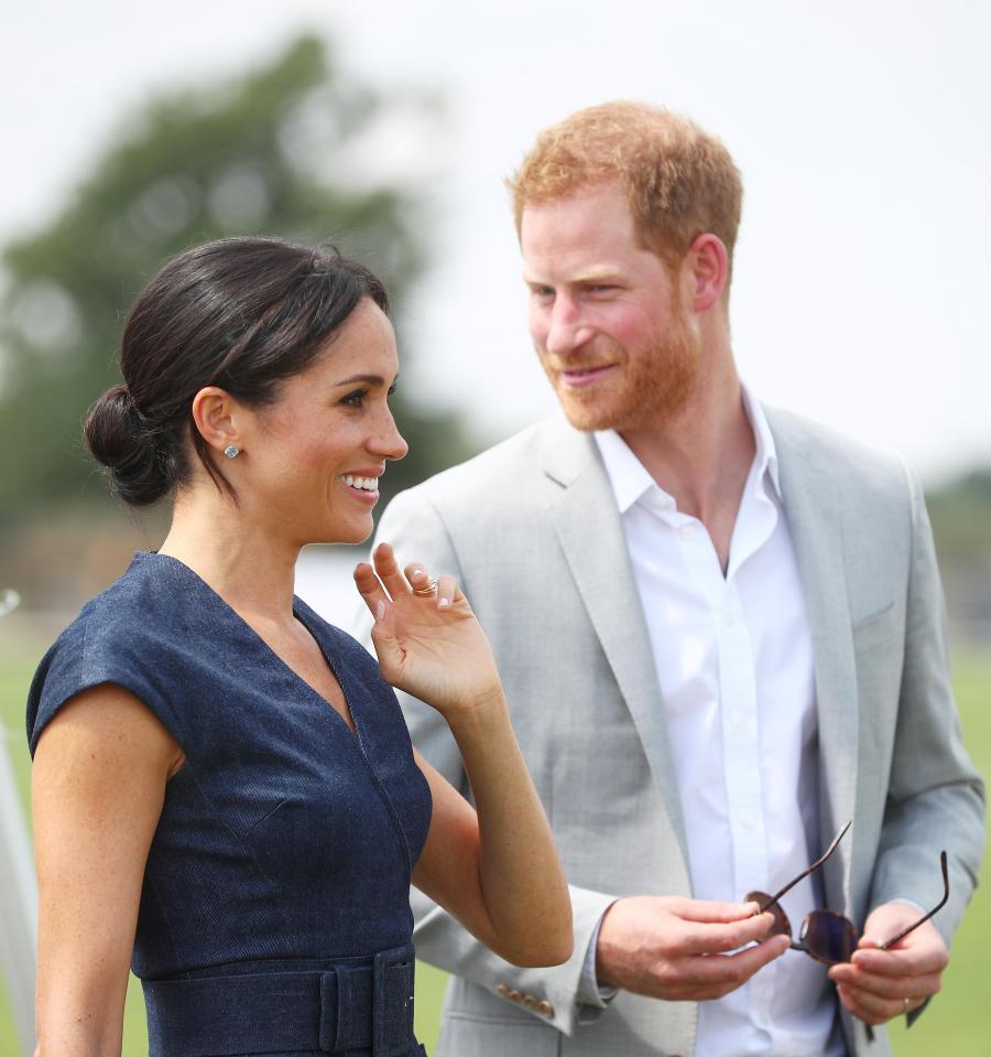  Meghan and Harry smiled as they attended the posh polo event