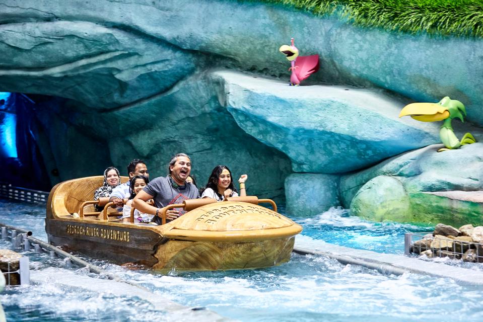  Families wow at the water rides on offer at the new theme park