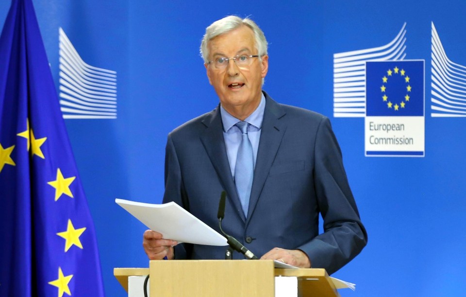 Mr Barnier said: ‘There is agreement on nothing until we have agreement on everything’