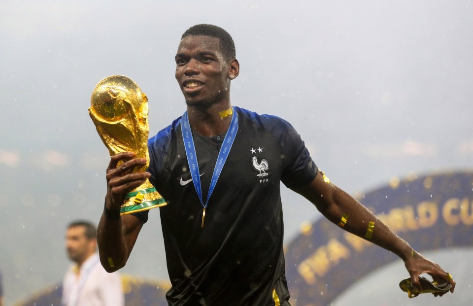 Pogba started six games as France lifted a second World Cup title in Russia