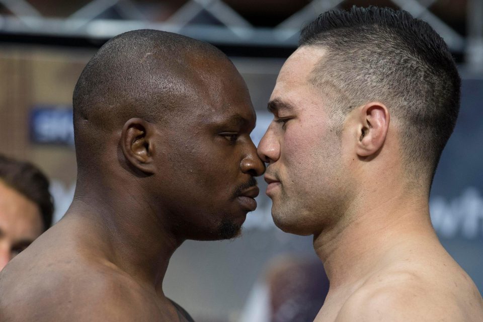  Dillian Whyte and Joseph Parker go head to head on Saturday night