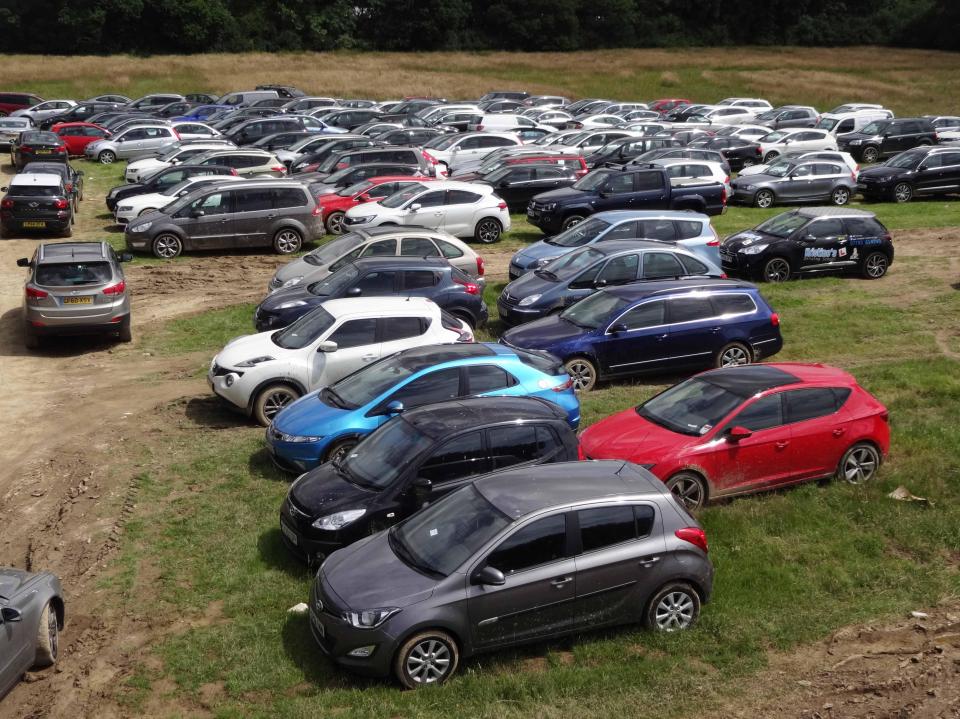  Cars were not left in secure car parks - but were instead dumped in fields