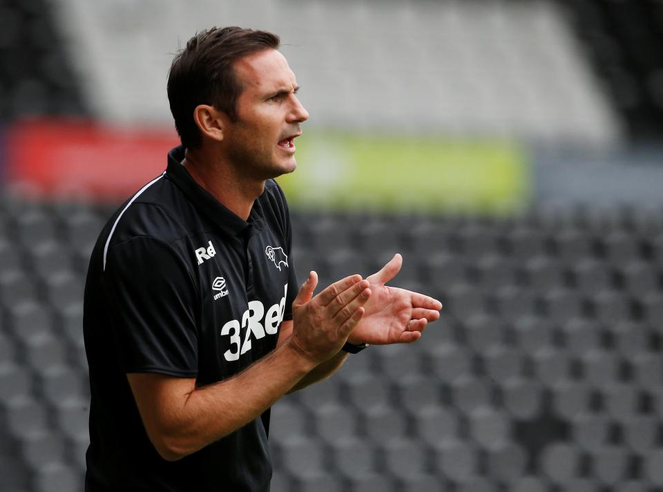  New Derby boss Frank Lampard could find himself in hot water on the touchline