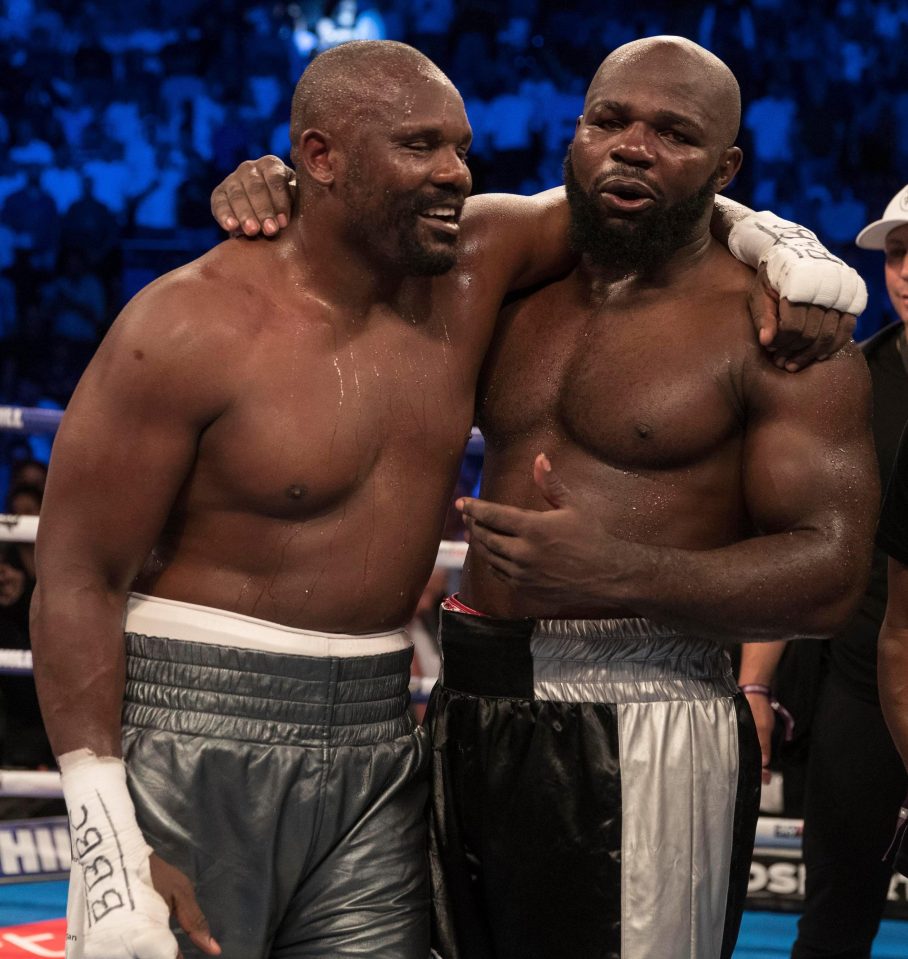  The two fighters were full of respect for each other after the scrap