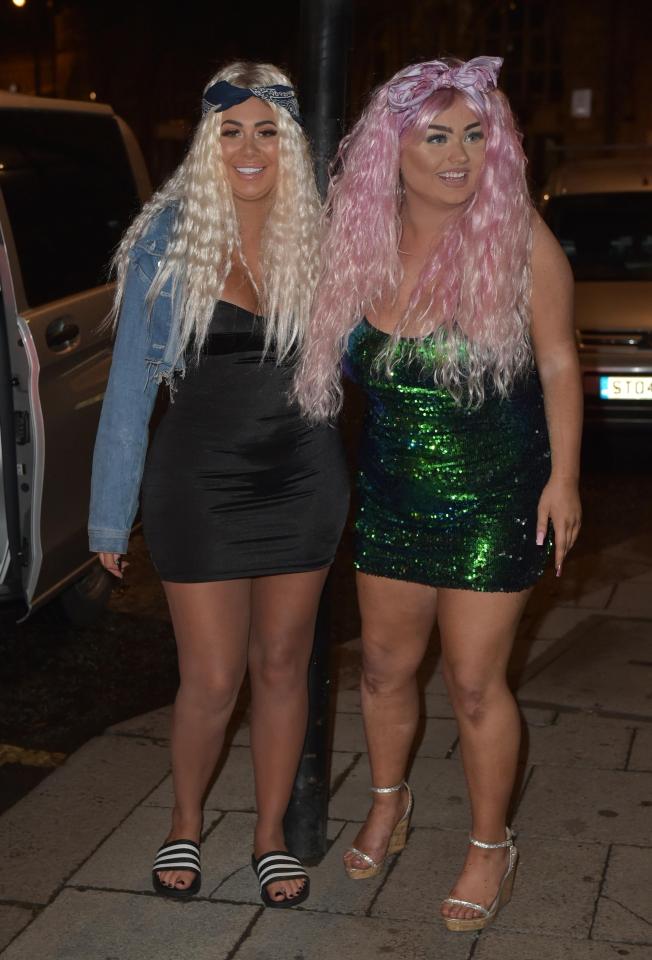  Chloe wasn't the only one to wear a wig - Faith Mullen opted for a pink wig for the occasion