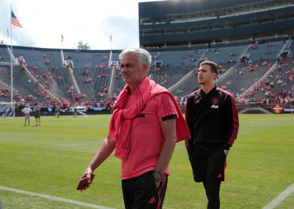  Jose Mourinho complained about the heavy travel schedule while on tour in the US last summer