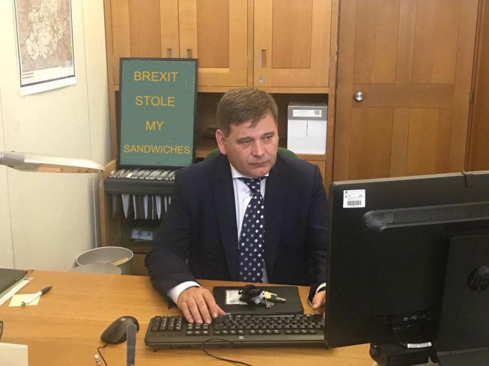  Tory MP Mr Bridgen has seen the light of the whole situation, saying he was glad people online were having fun