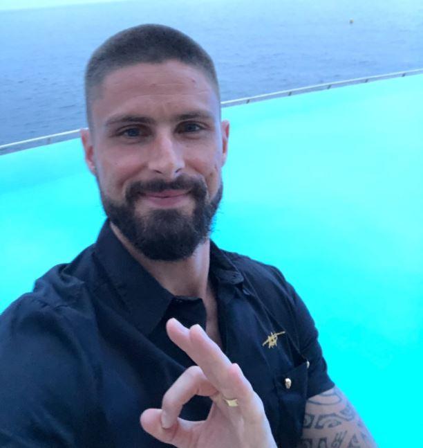 Olivier Giroud has revealed his shaved head after France won the World Cup