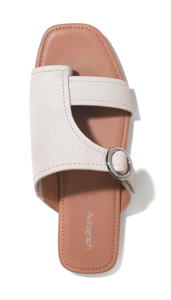  Luckily casual and comfortable got cool this summer. These M&S wonders will keep your feet looking hot from day to night with their ultra cushioned sole and slip on adjustable straps