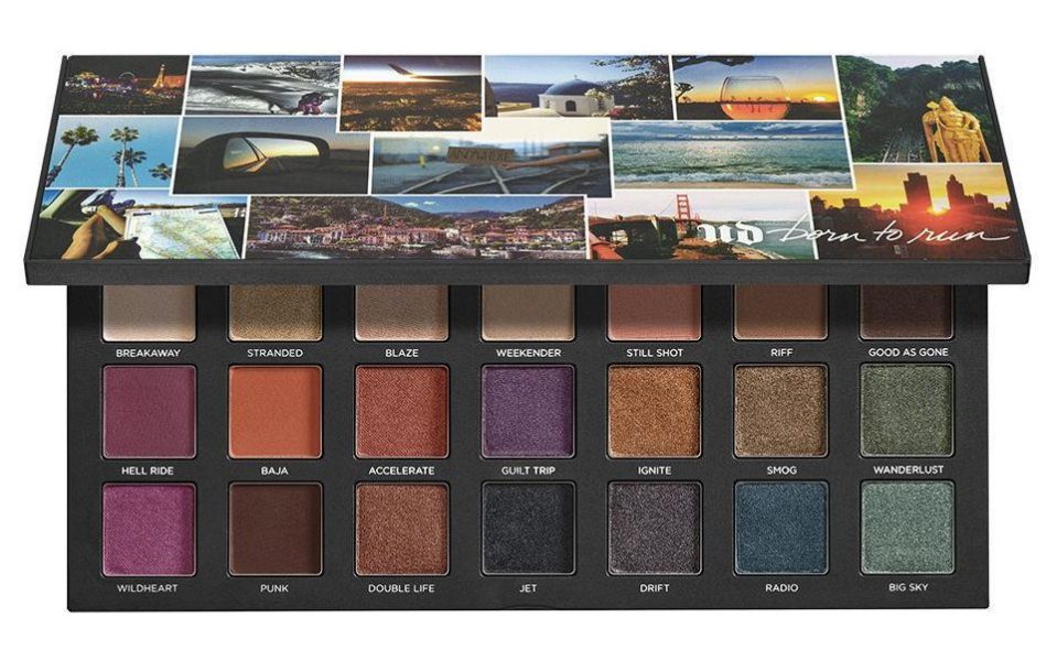  The Urban Decay Born to Run palette features more exotic shades