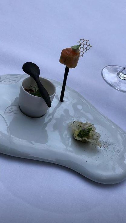  David shared pictures of his lavish meal at the restaurant in Paris