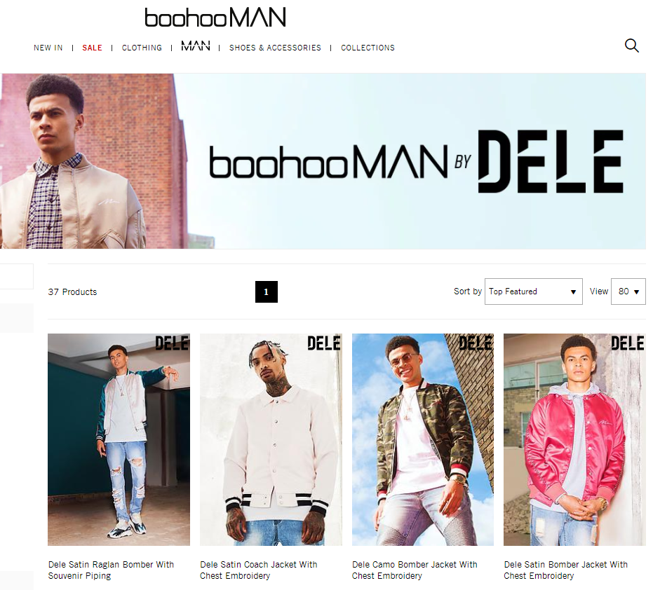  Footie ace Dele Alli has curated a fashion line for boohooMan