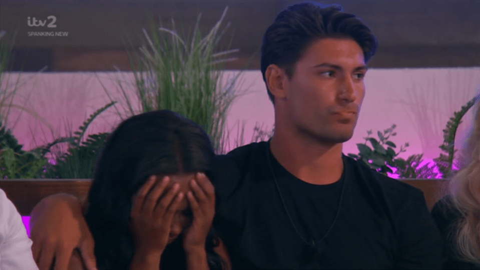  Samira was devastated when Frankie was dumped from the villa