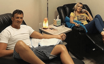 Ryan Lochte incriminated himself with this photo of himself on an IV drip