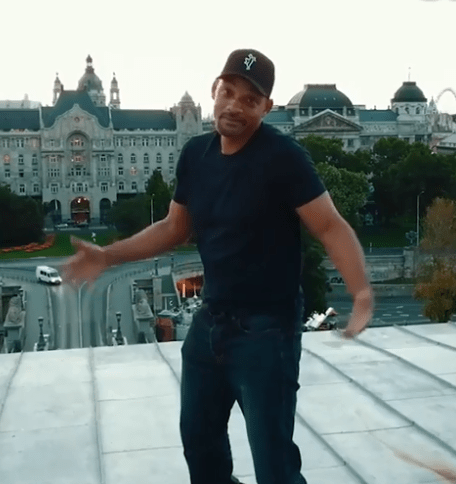  Will Smith took the challenge to new levels...literally