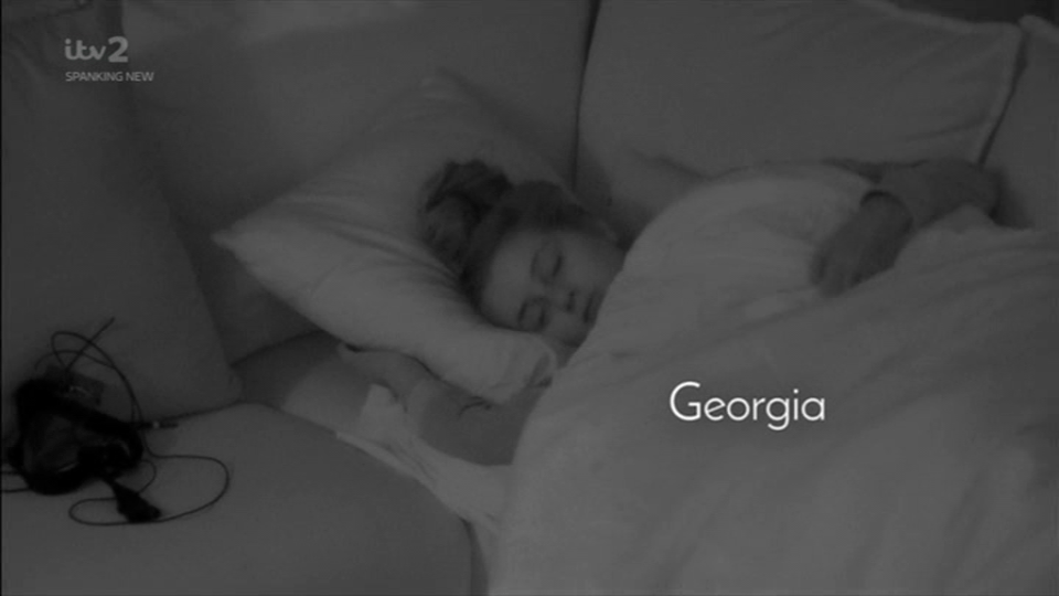  Georgia slept alone while Josh was getting hot and heavy with Kaz